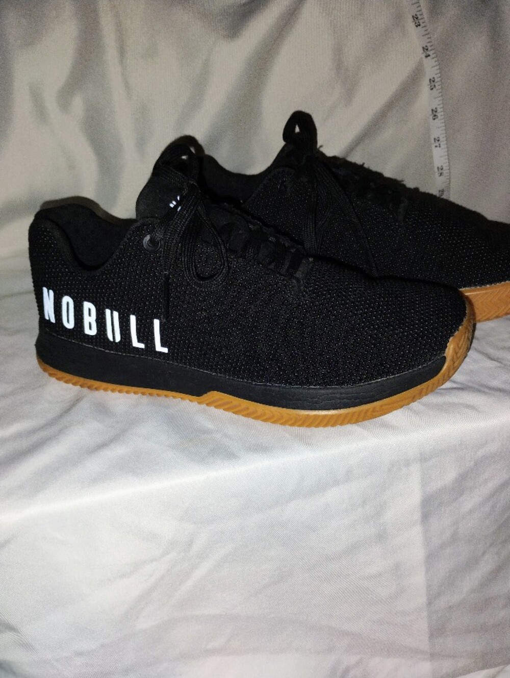 NOBULL Black Gum Trainer Cross Training 26.5cm Men8.5Women10(Size Worn Off)